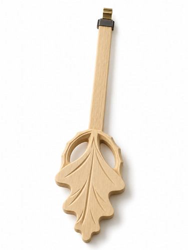 Cuckoo clock oak leaf - oak, fancy