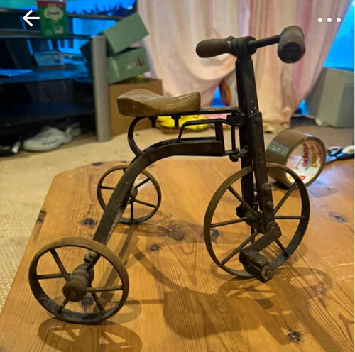 Vintage metal wood - metal,