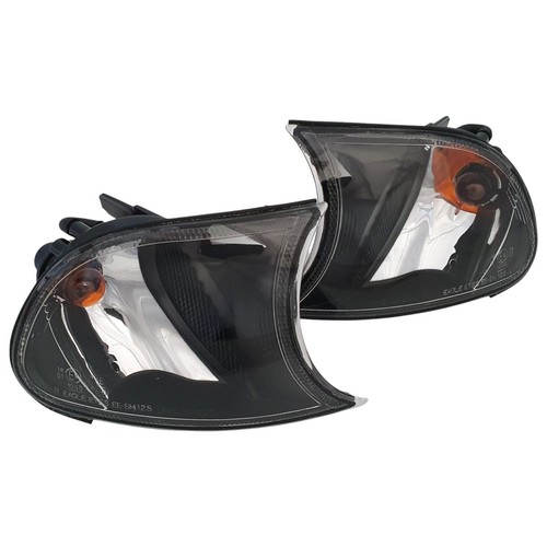 Clear black front indicators - black,