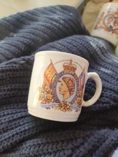 Mint Cond Royal Queen Elizabeth II Coronation Ceramic Mug June 1953 Souvenir