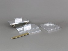 Steel & brass desk accessory