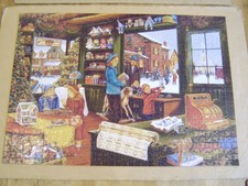 CHRISTMAS JIGSAW PUZZLE  CHRISTMAS TREE SNOW GINGERBREAD HOUSE DOLL SHOP TEDDY