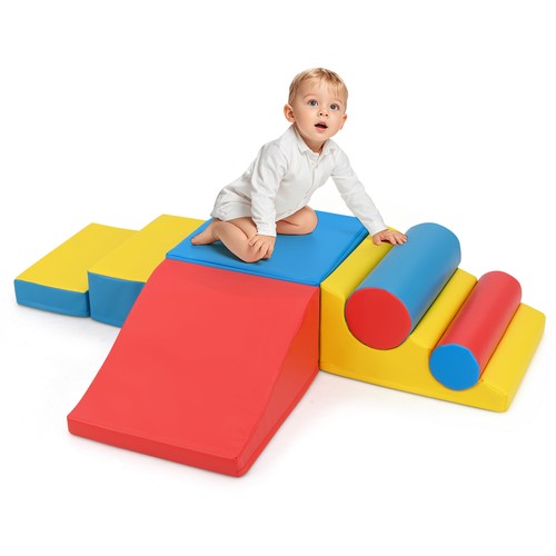 Piece foam climbing blocks - 7-piece,