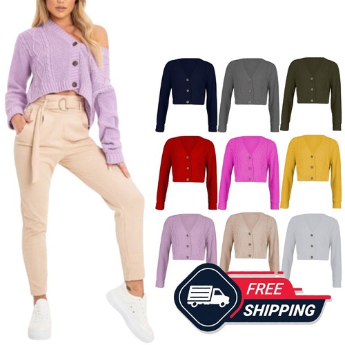 Womens button cardigan - womens, 3