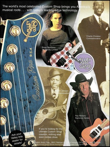 Valley arts custom pro guitar - arts,