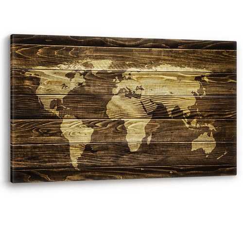World map wood background - map,