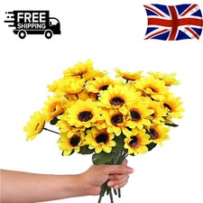 7 Heads Sunflowers Artificial