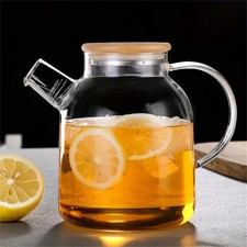 Large 1800ml Glass Teapot With