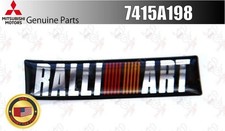 Mitsubishi Genuine Lancer Lancer EVO RALLIART Rear Emblem Badge 7415A198 OEM JDM