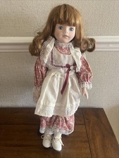 Porcelain Doll Ginger/ Brown