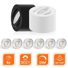 6x LED Surface Mounted Ceiling