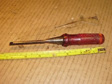 Rare vintage Footprint 1/4" bevel edge butt chisel shatterproof handle