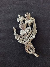 Vintage marcasites silver - vintage, tone