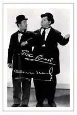LAUREL & HARDY SIGNED AUTOGRAPH PHOTO PRINT 