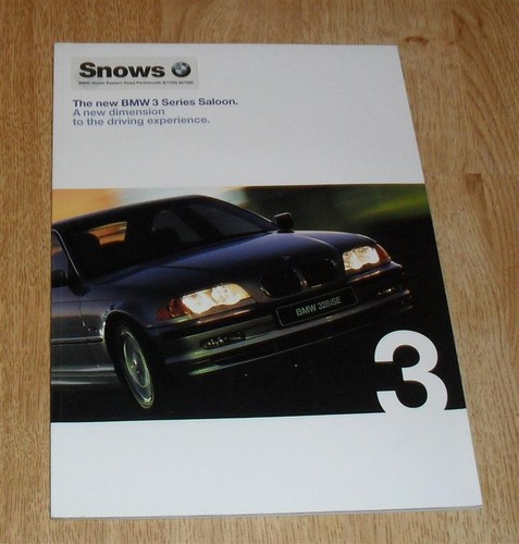 Bmw series e46 saloon - bmw,