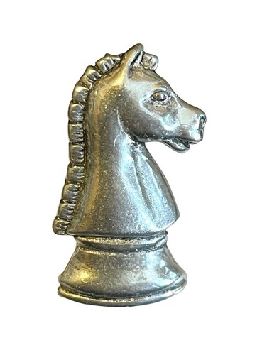 Chess piece detailed pewter - chess,