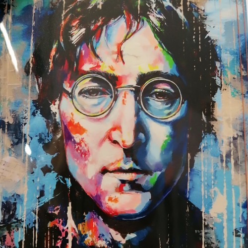 John lennon greeting card - john, a5