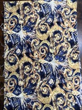 Exploding Tardis Cotton Fabric