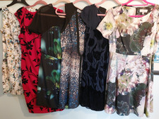 6 Ladies Dresses, Size 14, Coast/Roman/Warehouse/Zandra Rhodes