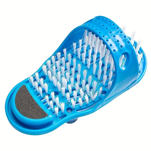 Foot scrubber brush slipper - foot,