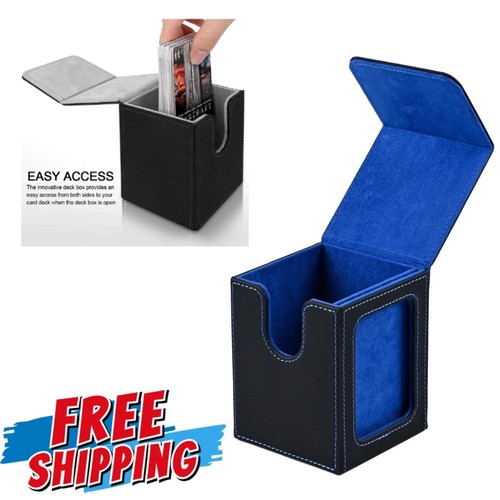 Leather card deck - leather, magnetic