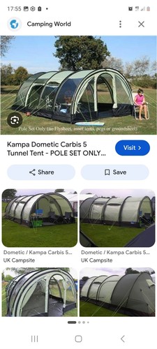 Kampa carbis person tent - kampa,