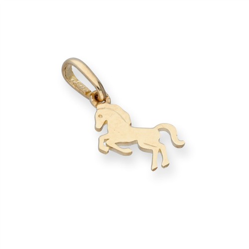 9ct gold prancing horse - 9ct,