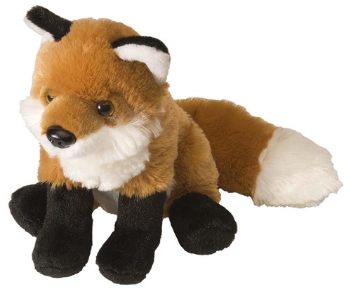 Red fox soft teddy - fox, toy