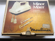 Moulinex Batteur 274 Hand Mixer with Attachments Vintage 70’s