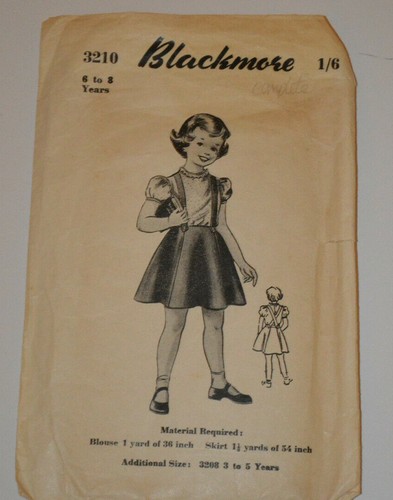 Sewing pattern childs blouse - childs,