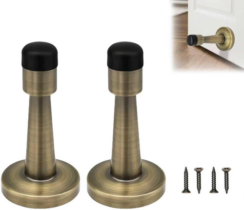 Pcs door stopper brass - 2, stopper,