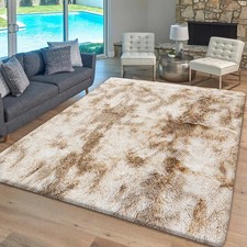 Thick Large Shaggy Rugs Non