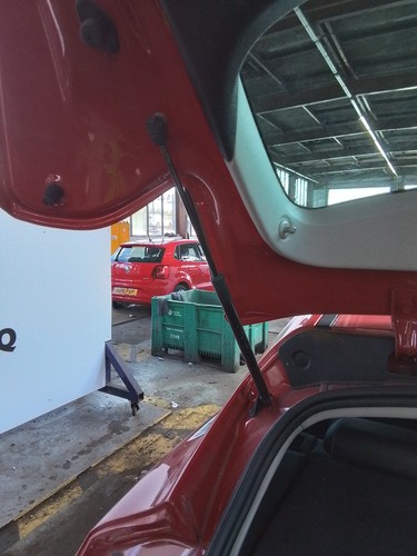 Boot tailgate support strut - or,