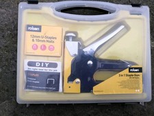 Rolson Staple Gun 3 In 1 Stapler Tacker Staples Tools DIY Workshop Upholstery 