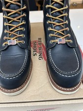 Red Wing MOC Toe Boots Navy 41