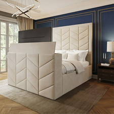 Next TV Bed Frame in Plush