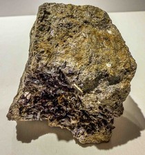 Axinite mineral specimen from