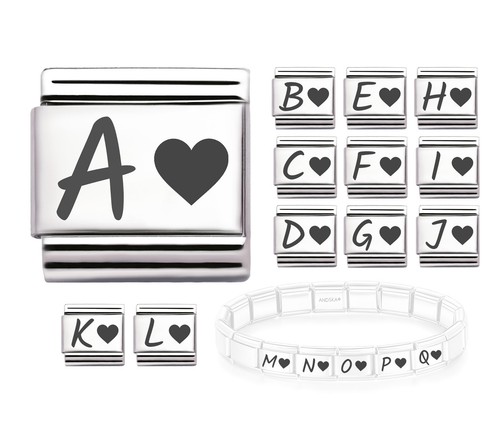 Initial letter charm alphabet - initial,
