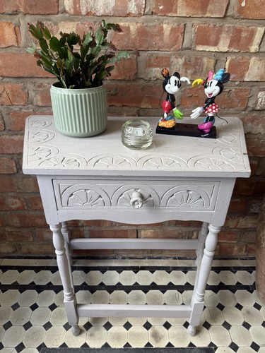 Shabby chic painted console - shabby,