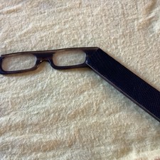 Rare Pair Of  Antique Lorgnette Folding Spring Loaded Pocket Reading Glasses