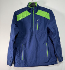 Stuburt Endurance Lite II Anorak Jacket Men Small Blue Waterproof 1/4 Zip Therma