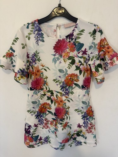Girls floral lipsy playsuit - girls,