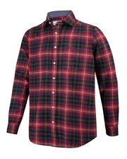 Hoggs of Fife Pitmedden Shirt in Rust Check Men's Country Hunting RRP£44.95