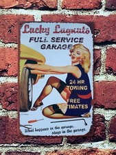 1950 pin garage - pin, man