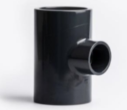 Pvc reducing tee plain - pvc,