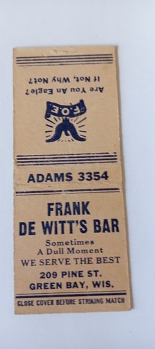 Frank witts bar green bay - bar,