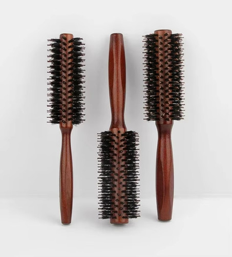 Wooden round hair - wooden,
