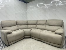 World of Leather Rocco Power Recliner Corner Sofa with Power Recliner Headrest