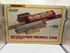 Bachmann HO Operating Gravel Car With Dump Yard