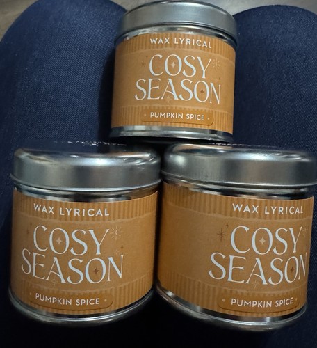 Wax lyrical candles - x, cosy